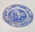 Spode Blue Italian mattallrik 26,5 cm
